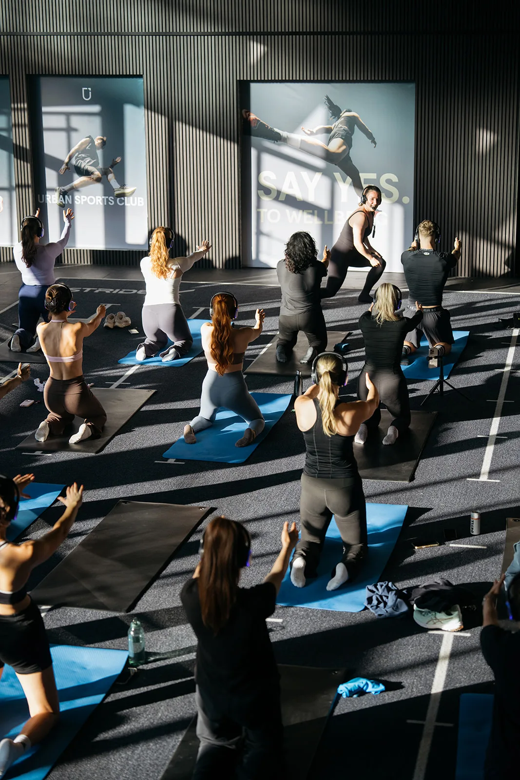 Teilnehmer beim Urban Sports Club Wellbeing Day mit Adieu Bar Catering in Berlin